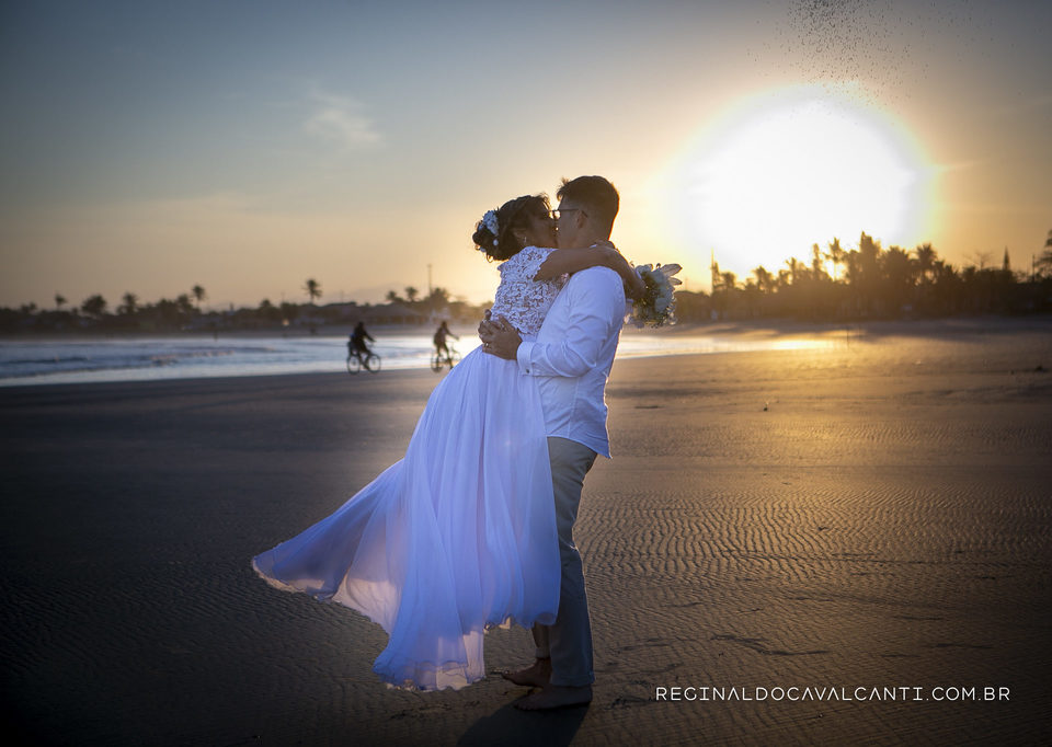 CASAMENTO PERLA E GUSTAVO - NA PRAIA